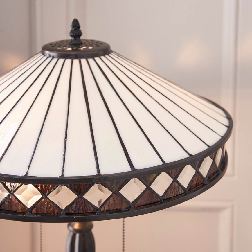 Endon 70935 - Stolna lampa FARGO 2xE27/60W/230V pr. 41,5 cm
