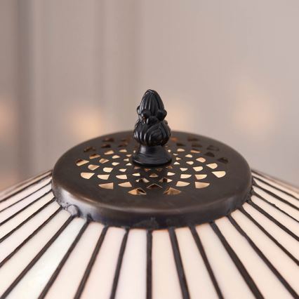 Endon 70935 - Stolna svjetiljka Tiffany FARGO 2xE27/60W/230V, promjer 41,5 cm