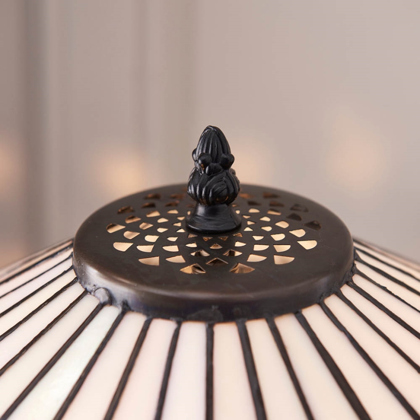 Endon 70935 - Stolna svjetiljka Tiffany FARGO 2xE27/60W/230V, promjer 41,5 cm