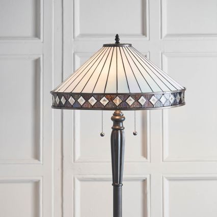 Endon 70936 - Podna lampa FARGO 2xE27/60W/230V promjer 50 cm