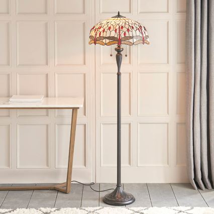 Endon 70940 - Stojeća svjetiljka DRAGONFLY 2x E27, 60 W, 230 V, Ø 50 cm