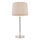 Endon 72175 - Stolna lampa s USB portom SYON 1xE14/40W/230V sjajni krom/bež