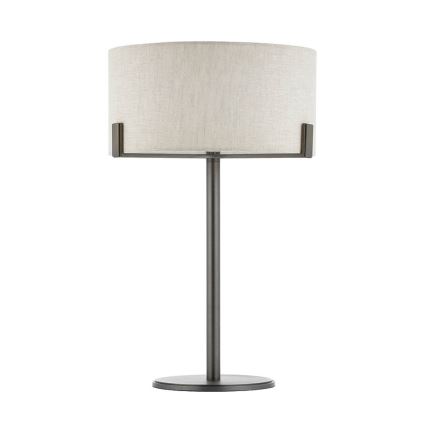 Endon 72631 - Stolna lampa HAYFIELD 1xE27/40W/230V brončana/siva