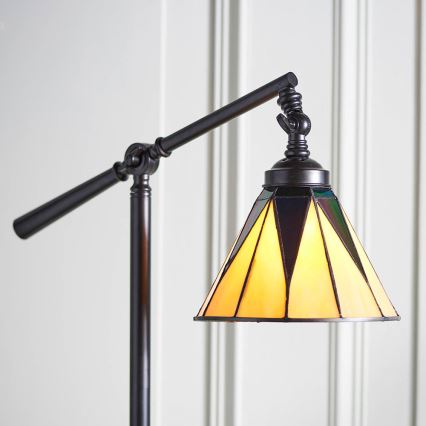 Endon 74355 - Podna lampa DARK STAR 1xE14/40W/230V