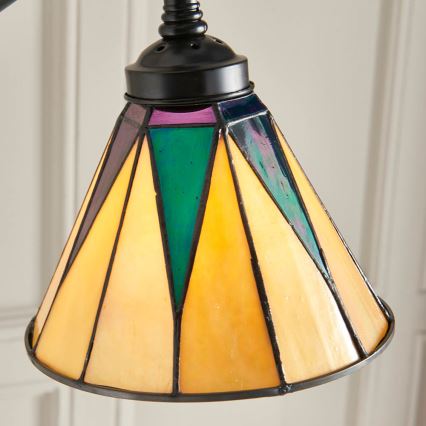 Endon 74355 - Podna lampa DARK STAR 1xE14/40W/230V