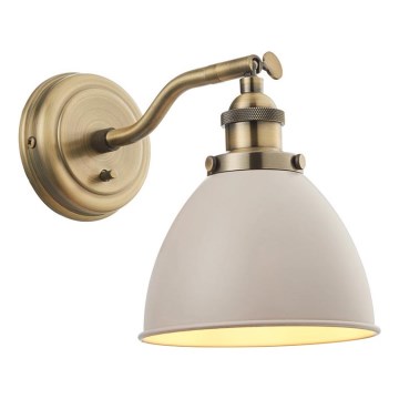 Endon 76330 - Zidna reflektorska svjetiljka FRANKLIN 1xE14/40W/230V mesing/taupe