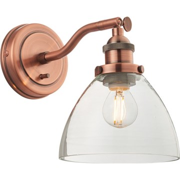 Endon 76334 - Zidna reflektorska svjetiljka HANSEN 1xE14/40W/230V bakrena