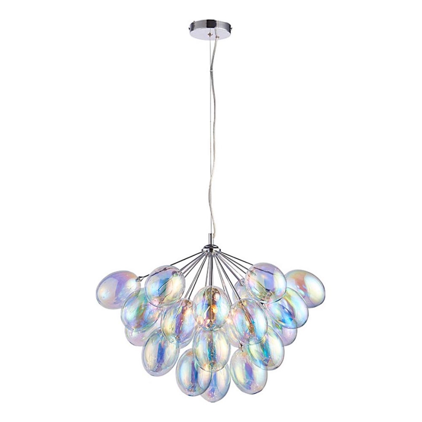 Endon 76450 - Luster na sajli INFINITY 6xG9/28W/230V višebojan