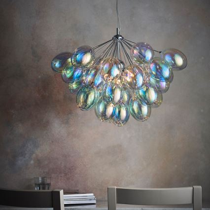 Endon 76450 - Luster na sajli INFINITY 6xG9/28W/230V višebojan