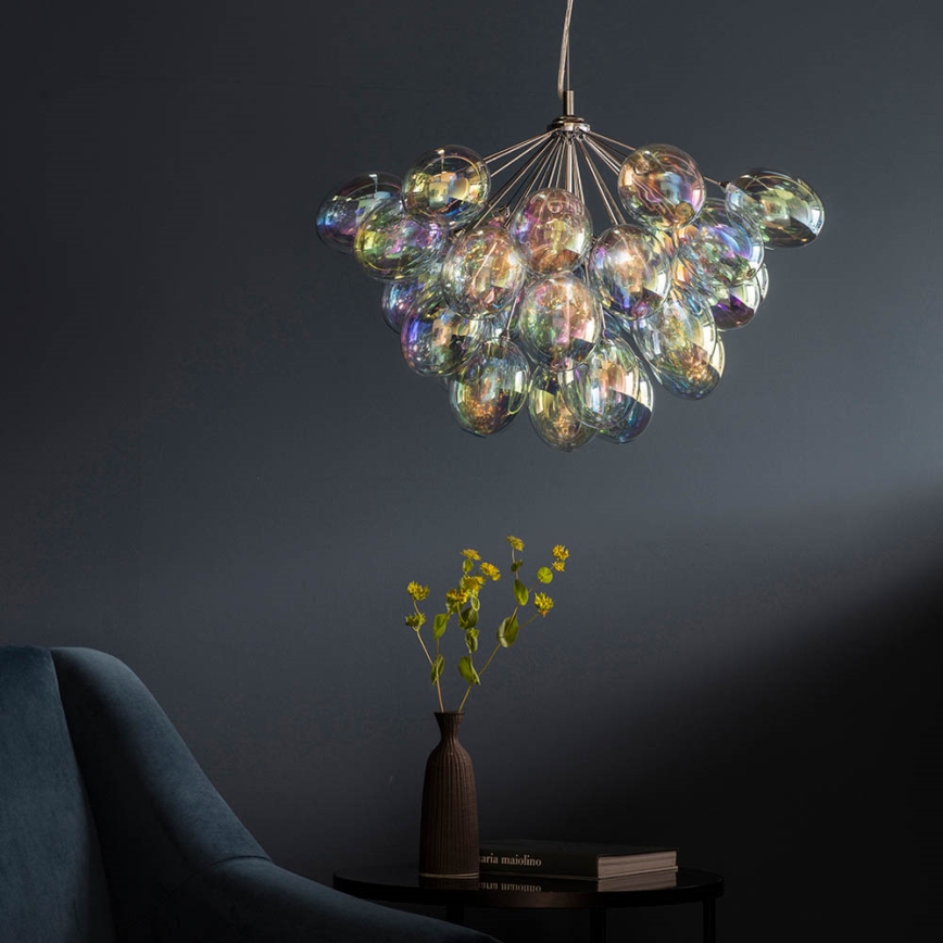 Endon 76450 - Luster na sajli INFINITY 6xG9/28W/230V višebojan