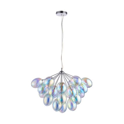 Endon 76450 - Luster na sajli INFINITY 6xG9/28W/230V višebojan