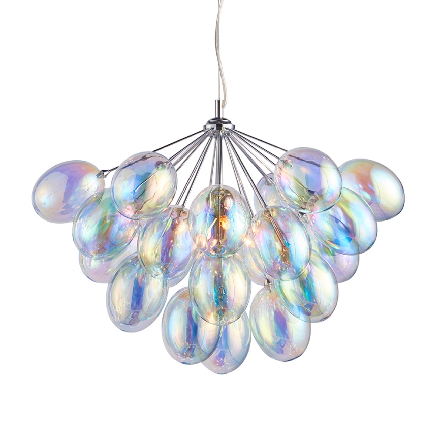Endon 76450 - Luster na sajli INFINITY 6xG9/28W/230V višebojan
