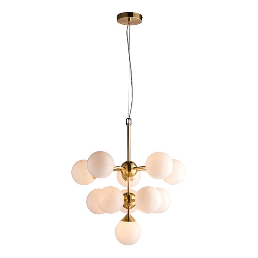Endon 76500 - Luster na sajli OSCAR 11xG9/18W/230V mesing