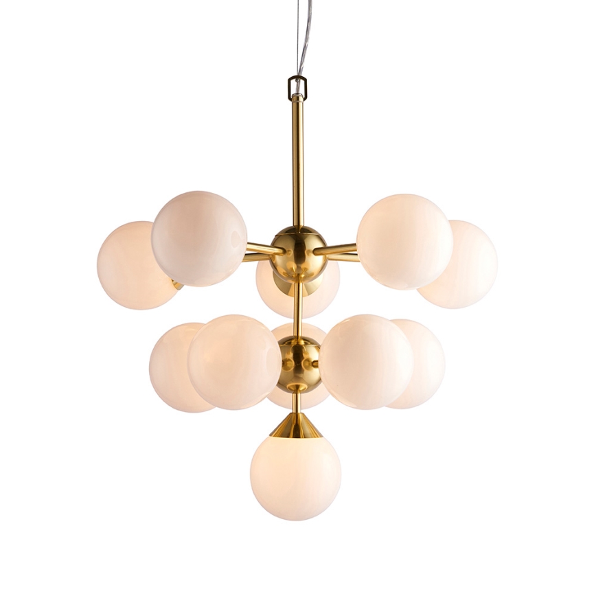 Endon 76500 - Luster na sajli OSCAR 11xG9/18W/230V mesing
