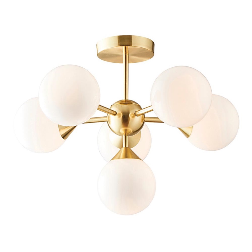 Endon 76501 - Luster na šipci OSCAR 6xG9/5W/230V zlatna
