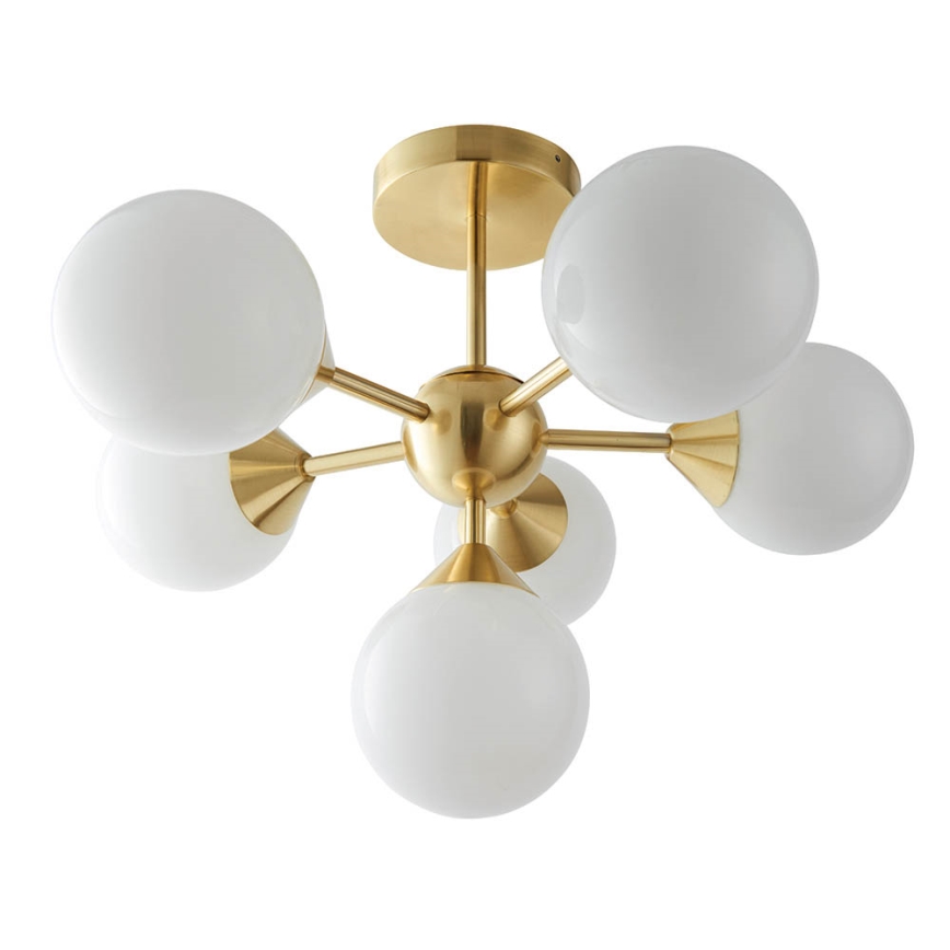 Endon 76501 - Luster na šipci OSCAR 6xG9/5W/230V zlatna