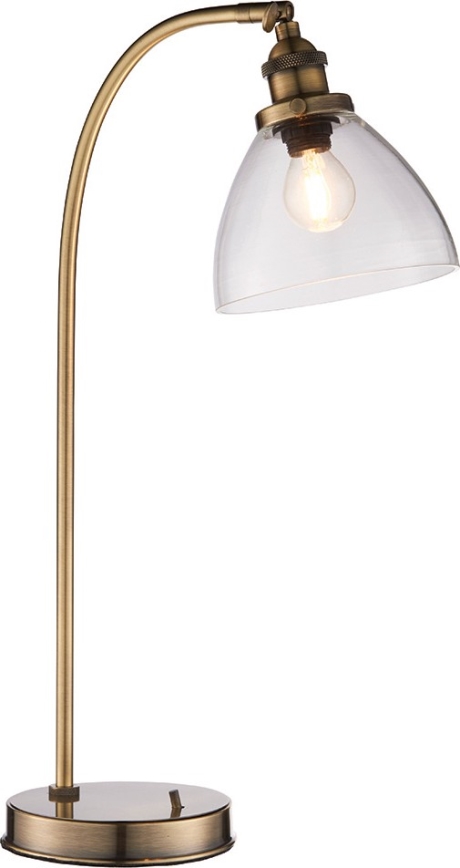 Endon 77859 - Stolna lampa HANSEN 1xE14/40W/230V mesing