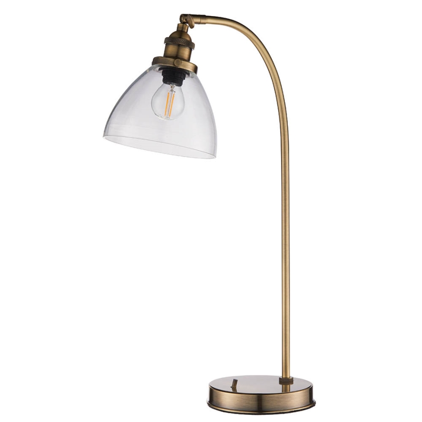 Endon 77859 - Stolna lampa HANSEN 1xE14/40W/230V mesing