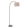 Endon 78163 - Podna lampa CARLSON 1xE27/60W/230V siva/crna