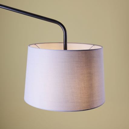 Endon 79380 - Zidna svjetiljka CARLSON 1xE27/40W/230V siva/crna