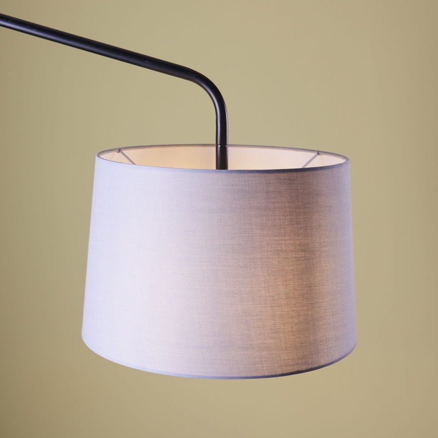 Endon 79380 - Zidna svjetiljka CARLSON 1xE27/40W/230V siva/crna