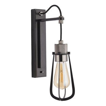 Endon 80950 - Zidna svjetiljka URBAN 1xE27/6W/230V crna