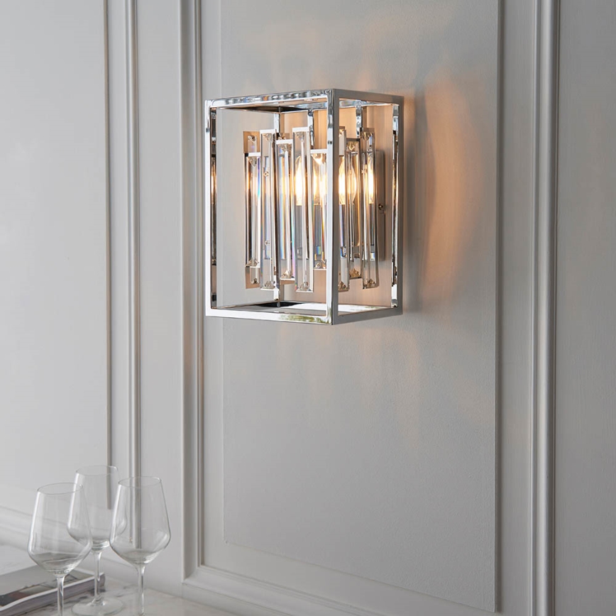 Endon 81932 - Zidna svjetiljka ACADIA 1xE14/40W/230V sjajni krom