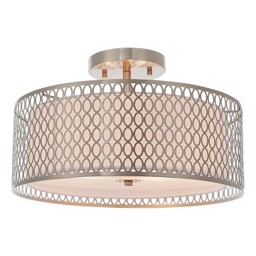 Endon 81966 - Nadgradni luster CORDERO 3xE27/10W/230V mat krom