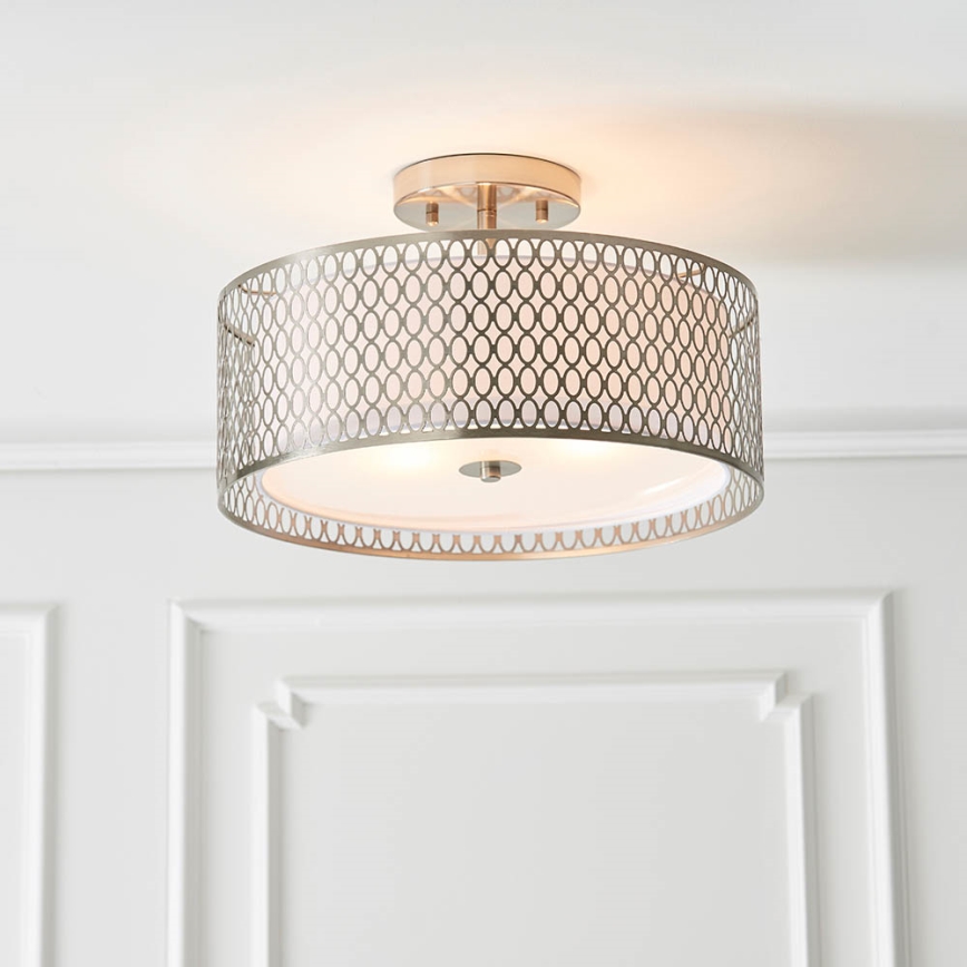 Endon 81966 - Nadgradni luster CORDERO 3xE27/10W/230V mat krom