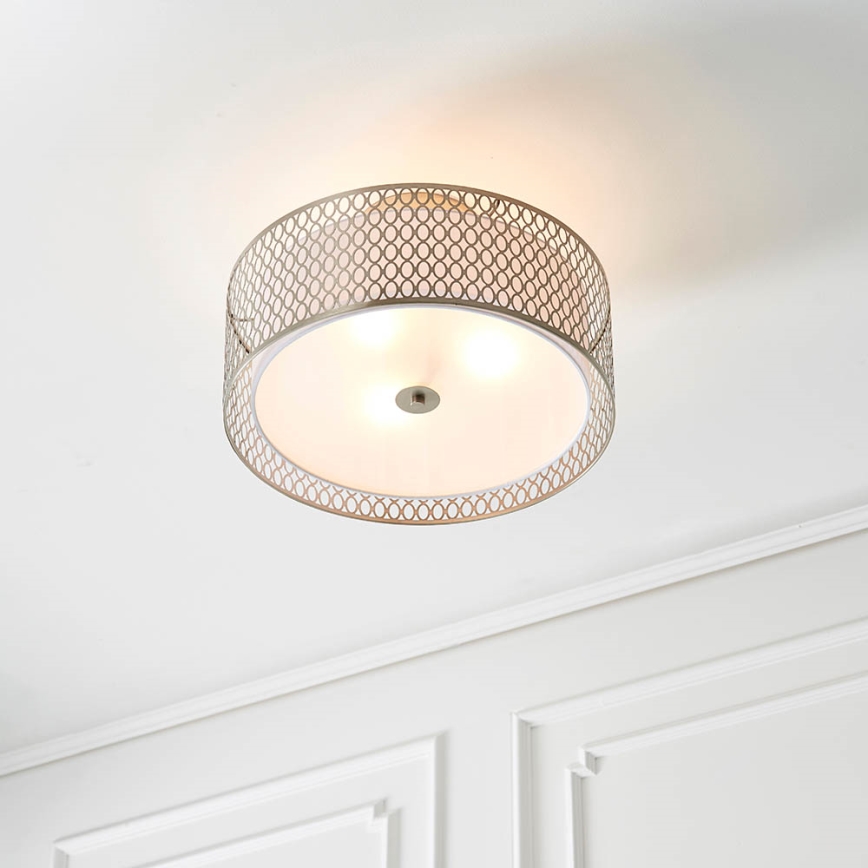 Endon 81966 - Nadgradni luster CORDERO 3xE27/10W/230V mat krom