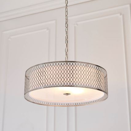 Endon 81969 - Luster na lancu CORDERO 3xE27/10W/230V mat krom