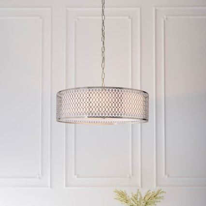 Endon 81969 - Luster na lancu CORDERO 3xE27/10W/230V mat krom