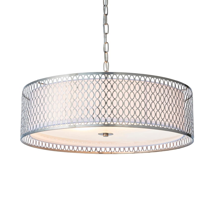 Endon 81969 - Luster na lancu CORDERO 3xE27/10W/230V mat krom