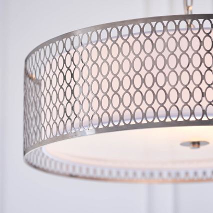 Endon 81969 - Luster na lancu CORDERO 3xE27/10W/230V mat krom