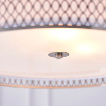 Endon 81969 - Luster na lancu CORDERO 3xE27/10W/230V mat krom
