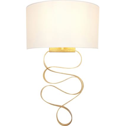 Endon 82070 - Zidna lampa 1xE27/10W/230V bijela/mesing