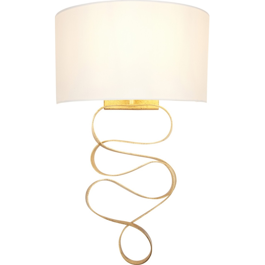 Endon 82070 - Zidna lampa 1xE27/10W/230V bijela/mesing
