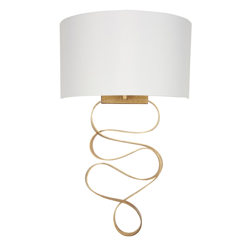 Endon 82070 - Zidna lampa 1xE27/10W/230V bijela/mesing
