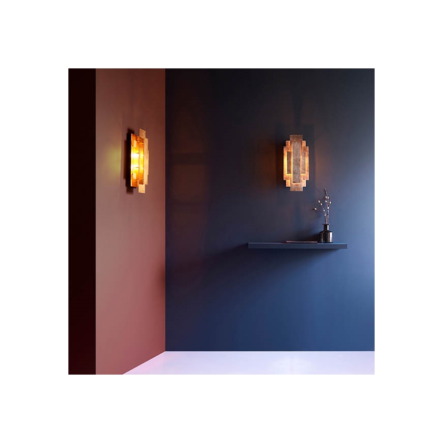 Endon 90451 - Zidna svjetiljka ALZARE 2xG9/3W/230V bijela patina