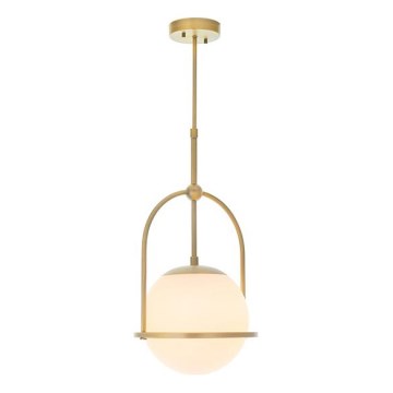 Endon 90844 - Luster na štapu ONTARIO 1xE27/10W/230V mesing