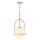 Endon 90844 - Luster na štapu ONTARIO 1xE27/10W/230V mesing