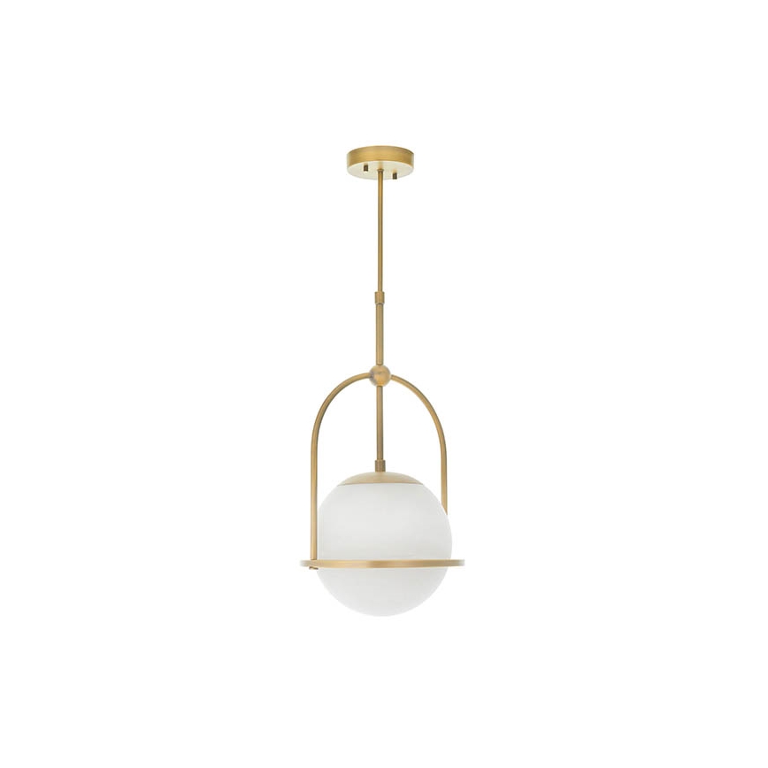 Endon 90844 - Luster na štapu ONTARIO 1xE27/10W/230V mesing