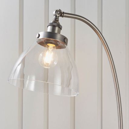 Endon 91741 - Podna lampa HANSEN 1xE27/40W/230V matni krom