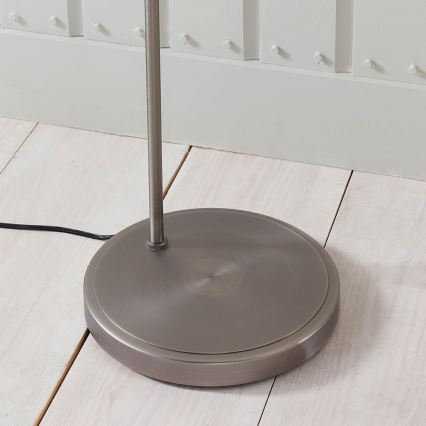 Endon 91741 - Podna lampa HANSEN 1xE27/40W/230V matni krom