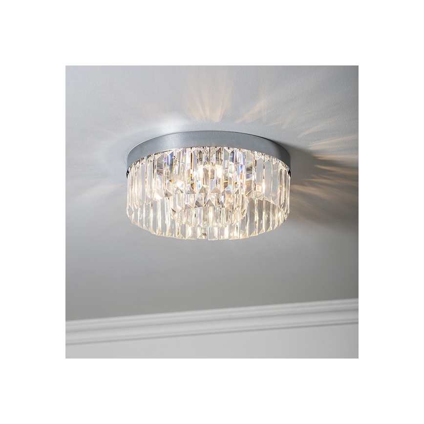 Endon 91811 - Kupaonska stropna svjetiljka SHIMMER 5xG9/18W/230V IP44 sjajni krom
