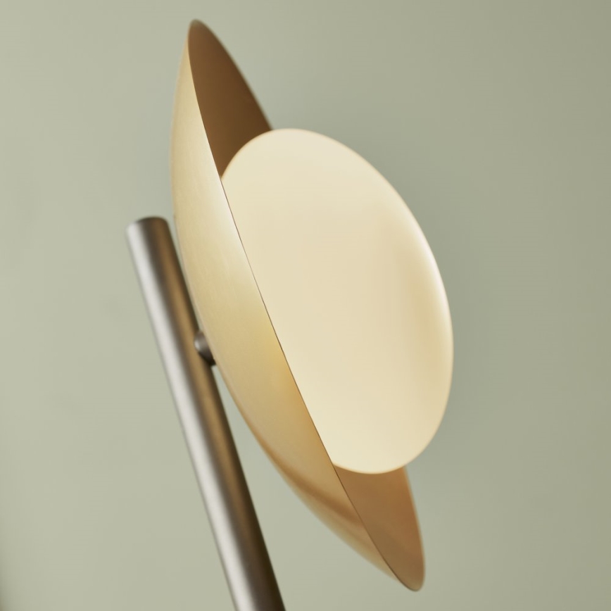 Endon 92039 - Podna lampa RUFFLE 3xG9/3W/230V crna/zlatna