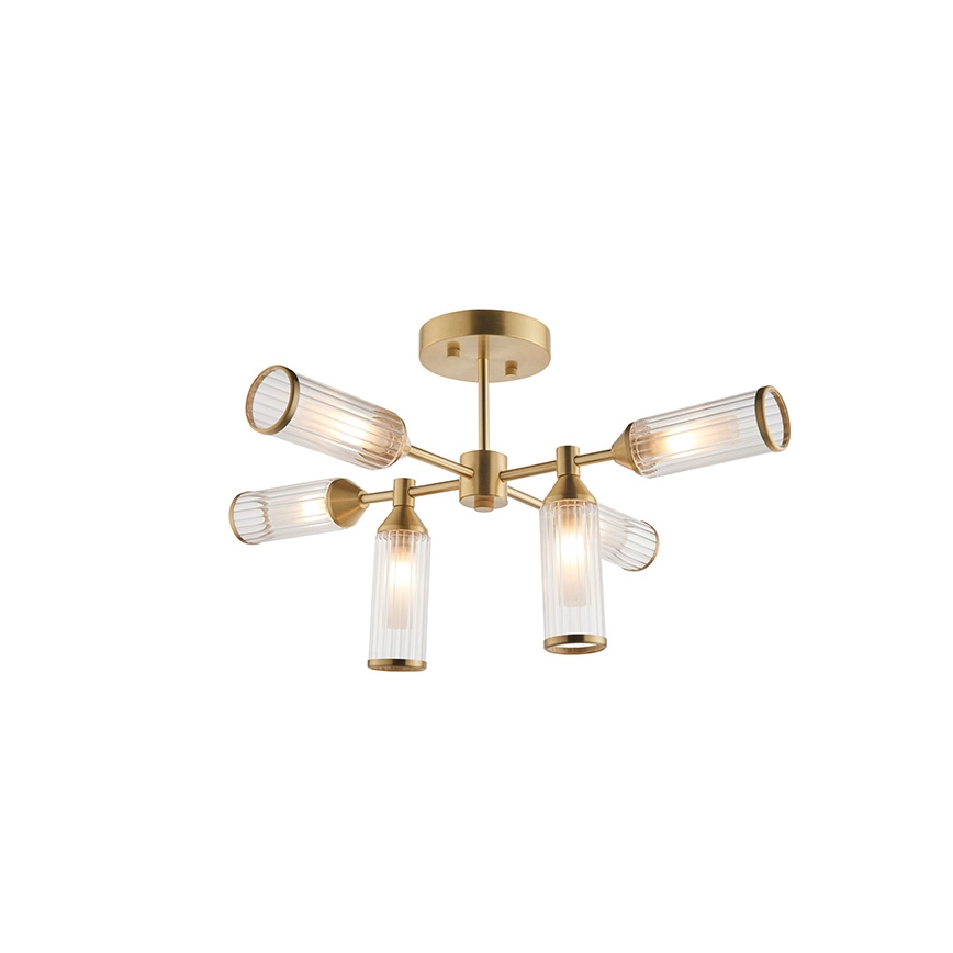 Endon 92213 - Luster na štapu 6xG9/3W/230V mesing