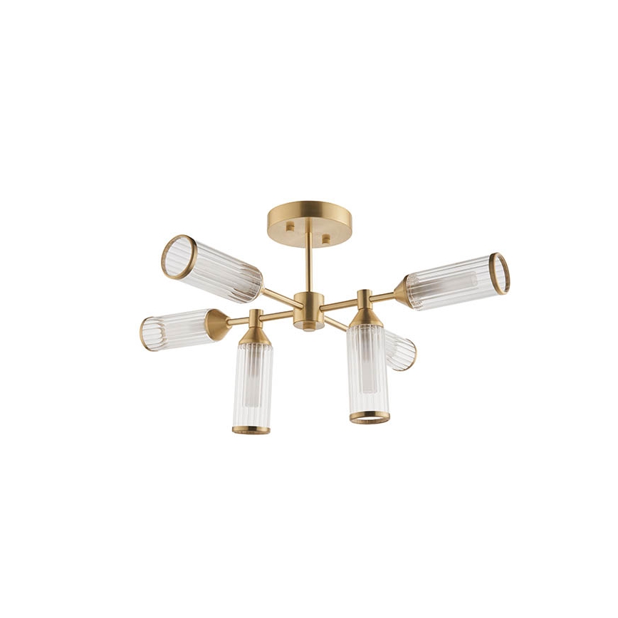 Endon 92213 - Luster na štapu 6xG9/3W/230V mesing