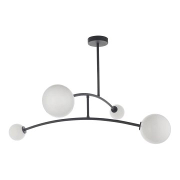 Endon 92940 - Luster na štapu BALANCE 4xG9/3W/230V crna