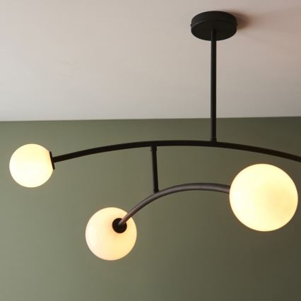Endon 92940 - Luster na štapu BALANCE 4xG9/3W/230V crna